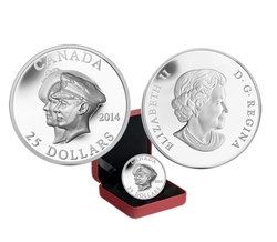 75TH ANNIVERSARY OF THE FIRST ROYAL VISIT -  2014 CANADIAN COINS