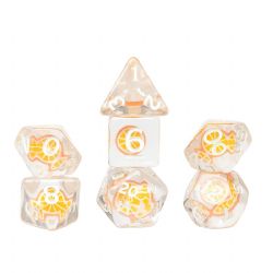 7D SET RPG -  FRUIT SLICE ORANGE SIRIUS DICE