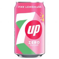 7UP -  ZERO PINK LEMONADE CAN (330ML)