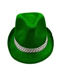 80'S -  FUNKY NEON HAT - GREEN (ADULT)