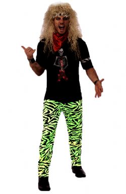 80'S -  HAIR BAND COSTUME (ADULT - STANDARD 40-44)