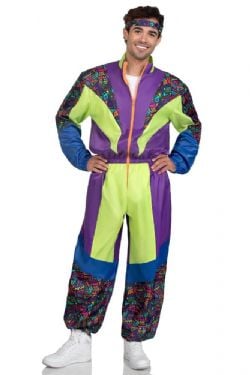 80'S -  RETRO 80'S TRACK SUIT (ADULT)