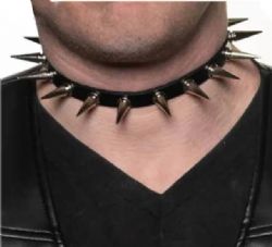 80'S -  SPIKE STUD CHOKER (ADULT)