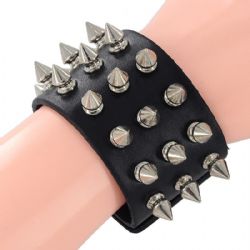 80'S -  SPIKED PUNK BRACELET (ADULT)