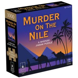 A MYSTERY JIGSAW PUZZLE -  MURDER BY THE PYRAMIDS (1000 PIECES)