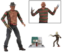 A NIGHTMARE ON ELM STREET -  FREDDY KRUEGER ACTION FIGURE WITH ACCESSORIES (7 INCH) -  DREAM WARRIORS