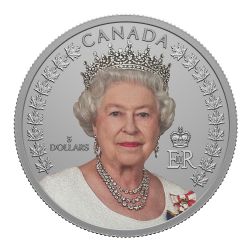 A PORTRAIT OF QUEEN ELIZABETH II -  2022 CANADIAN COINS