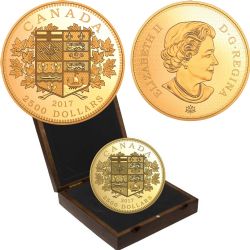 A TRIBUTE TO THE FIRST CANADIAN GOLD COIN -  2017 CANADIAN COINS