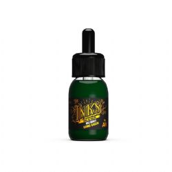 ACRYLIC INK -  CAMO GREEN (30 ML) -  AK INTERACTIVE THE INKS