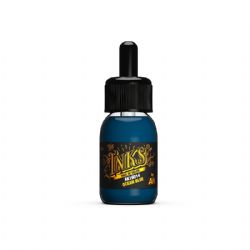 ACRYLIC INK -  OCEAN BLUE (30 ML) -  AK INTERACTIVE THE INKS