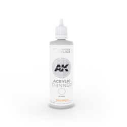 ACRYLIC PAINT -  ACRYLIC THINNER (100 ML) -  AK INTERACTIVE