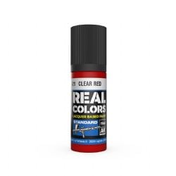 ACRYLIC PAINT -  CLEAR RED (17 ML) -  AK INTERACTIVE REAL COLORS