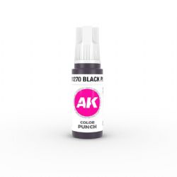 ACRYLIC PAINT -  COLOR PUNCH - BLACK PURPLE (17 ML) -  AK INTERACTIVE