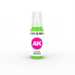 ACRYLIC PAINT -  COLOR PUNCH - SLIME GREEN (17 ML) -  AK INTERACTIVE