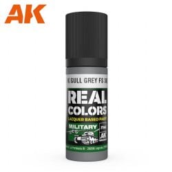 ACRYLIC PAINT -  DARK GULL GREY (17 ML) -  AK INTERACTIVE REAL COLORS