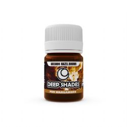 ACRYLIC PAINT -  DEEP SHADES-HAZEL BROWN (30 ML) -  AK INTERACTIVE