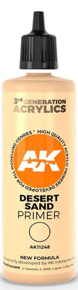 ACRYLIC PAINT -  DESERT SAND PRIMER (100 ML) -  AK INTERACTIVE