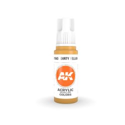 ACRYLIC PAINT -  DIRTY YELLOW (17 ML) -  AK INTERACTIVE