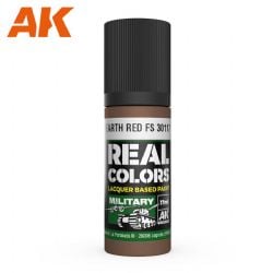 ACRYLIC PAINT -  EARTH RED FS (17 ML) -  AK INTERACTIVE REAL COLORS