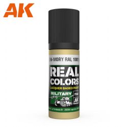 ACRYLIC PAINT -  ELFENBEIN IVORY RAL (17 ML) -  AK INTERACTIVE REAL COLORS