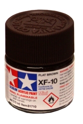 ACRYLIC PAINT -  FLAT BROWN (1/3 OZ) XF-10