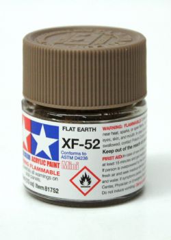 ACRYLIC PAINT -  FLAT EARTH (1/3 OZ) XF-52