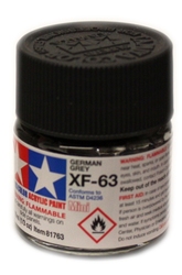 ACRYLIC PAINT -  FLAT GERMAN GREY (1/3 OZ) XF-63
