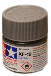 ACRYLIC PAINT -  FLAT SKY GREY (1/3 OZ) XF-19