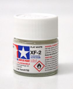ACRYLIC PAINT -  FLAT WHITE (1/3 OZ) XF-2