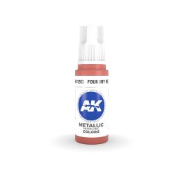 ACRYLIC PAINT -  FOUNDRY RED (17 ML) -  AK INTERACTIVE