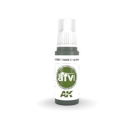 ACRYLIC PAINT -  FRENCH ARMY GREEN (17 ML) -  AK INTERACTIVE