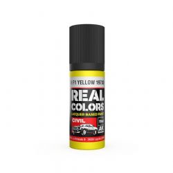 ACRYLIC PAINT -  FRENCH  F1 YELLOW 1970-1980 (17 ML) -  AK INTERACTIVE REAL COLORS