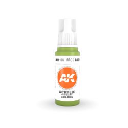 ACRYLIC PAINT -  FROG GREEN (17 ML) -  AK INTERACTIVE