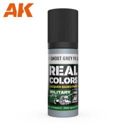 ACRYLIC PAINT -  LIGHT GHOST GREY FS (17 ML) -  AK INTERACTIVE REAL COLORS