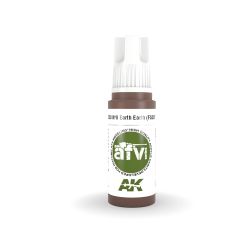 ACRYLIC PAINT -  N'8 EARTH RED (FS30117) (17 ML) -  AK INTERACTIVE