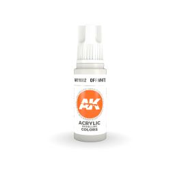 ACRYLIC PAINT -  OFFWHITE (17 ML) -  AK INTERACTIVE