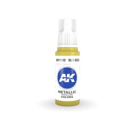 ACRYLIC PAINT -  OLD GOLD (17 ML) -  AK INTERACTIVE