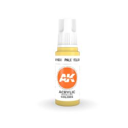 ACRYLIC PAINT -  PALE YELLOW (17 ML) -  AK INTERACTIVE
