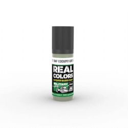 ACRYLIC PAINT -  RAF COCKPIT GREY-GREEN (17 ML) -  AK INTERACTIVE REAL COLORS