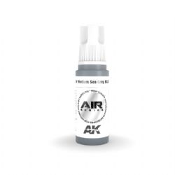 ACRYLIC PAINT -  RAF MEDIUM SEA GREY (17 ML) -  AK INTERACTIVE