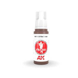ACRYLIC PAINT -  RED BROWN (17 ML) -  AK INTERACTIVE