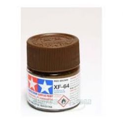 ACRYLIC PAINT -  RED BROWN FLAT (1/3 OZ) X-64