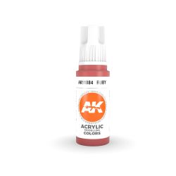 ACRYLIC PAINT -  RUBY (17 ML) -  AK INTERACTIVE
