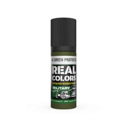 ACRYLIC PAINT -  RUSSIAN GREEN PROTECTIVE (17 ML) -  AK INTERACTIVE REAL COLORS