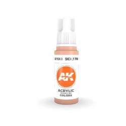 ACRYLIC PAINT -  SICKLY PINK (17 ML) -  AK INTERACTIVE