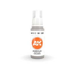 ACRYLIC PAINT -  SKY GREY (17 ML) -  AK INTERACTIVE