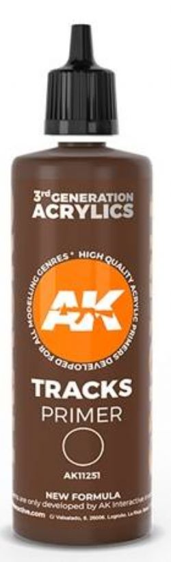 ACRYLIC PAINT -  TRACKS PRIMER (100 ML) -  AK INTERACTIVE