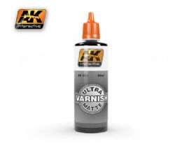 ACRYLIC PAINT -  ULTRA MATT VARNISH (2 OZ) -  AK INTERACTIVE