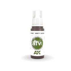 ACRYLIC PAINT -  WWI FRENCH BROWN (17 ML) -  AK INTERACTIVE