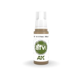 ACRYLIC PAINT -  WWI FRENCH MILKY COFFEE (17 ML) -  AK INTERACTIVE